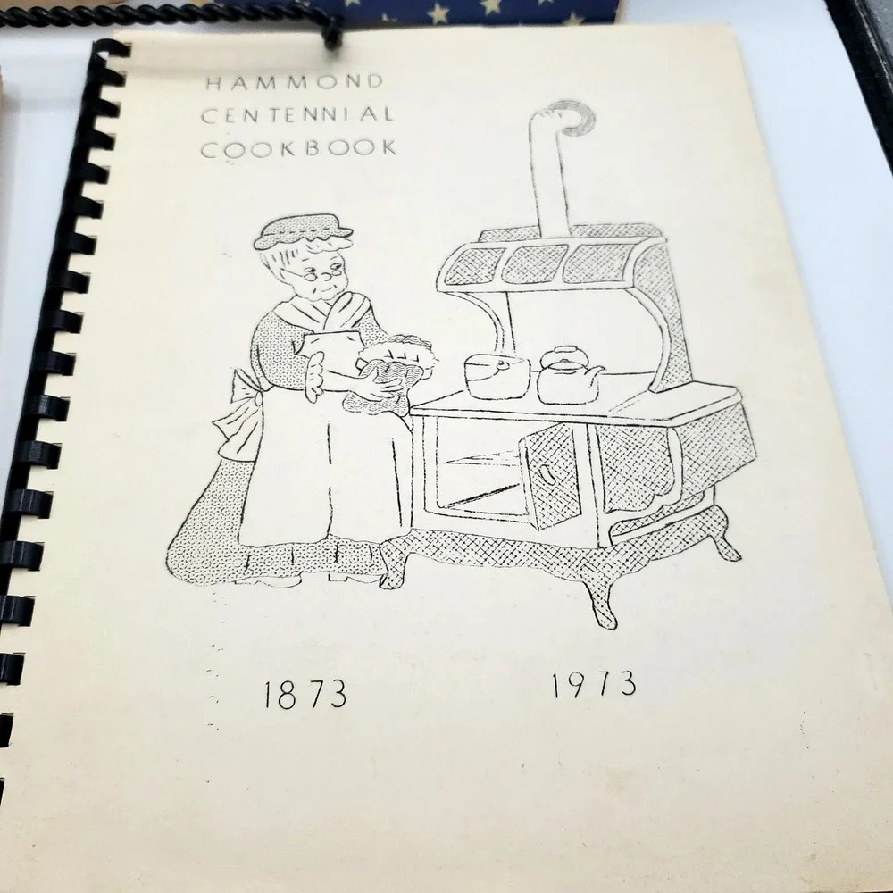 VTG Bicentennial Community Cookbooks Lot‎ of 4 USA Recipes Patriot New NOS
